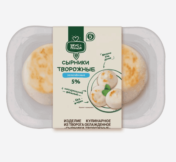 Сырники Вкус & Польза творожные 340г