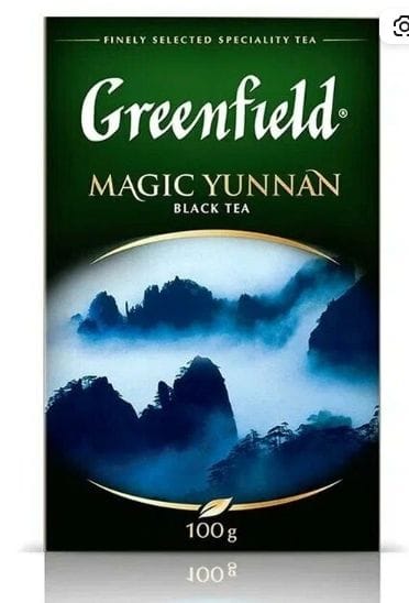 Чай черный Greenfield Magic Yunnan листовой, 100 г