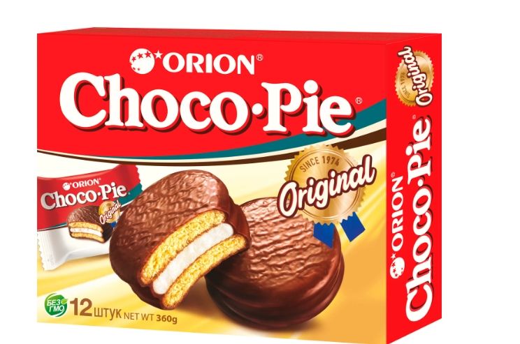 Пирожное Orion Choco Pie в глазури 12шт*30г