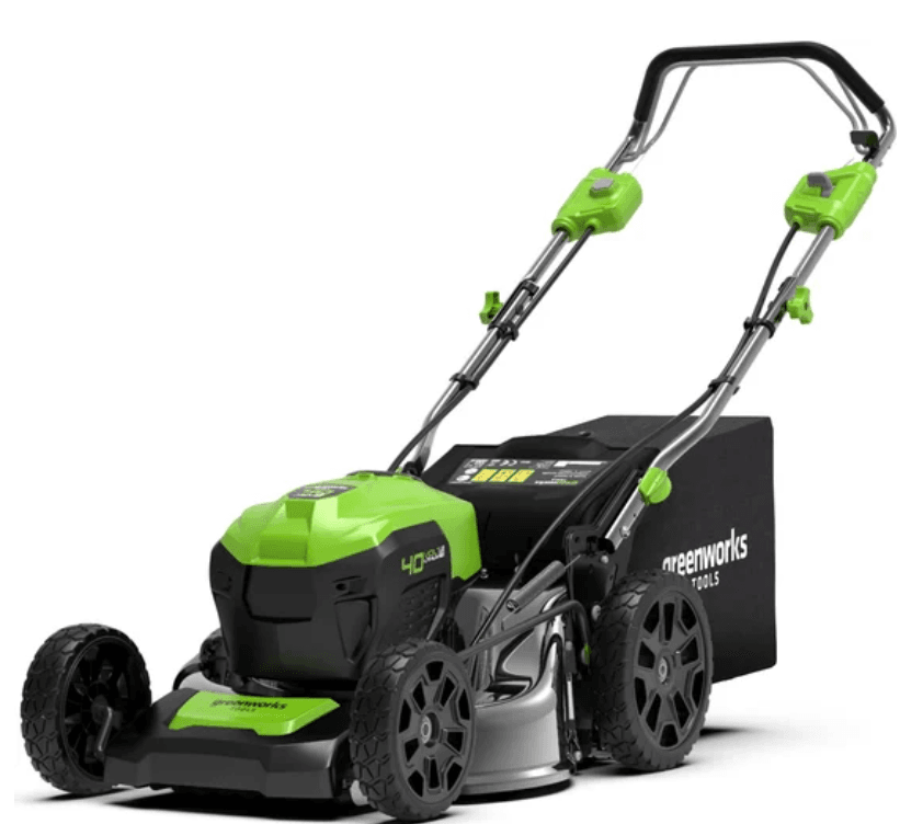 Газонокосилка аккумуляторная GreenWorks GD40LM46SP 40V, 46см, самоходная, бесщеточная, c 1хАКБ 4 Ач c USB и ЗУ 2506807USB4