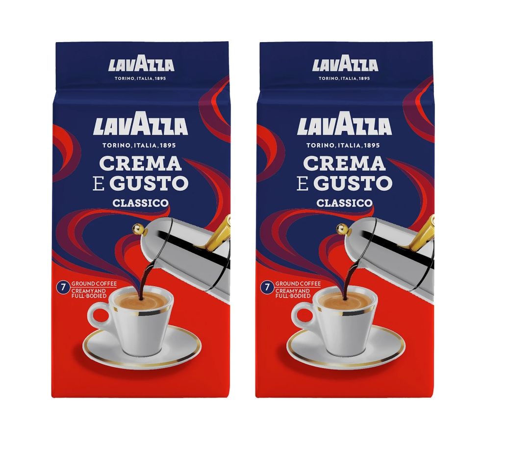 Кофе молотый Lavazza Crema e Gusto 250г (2 шт)