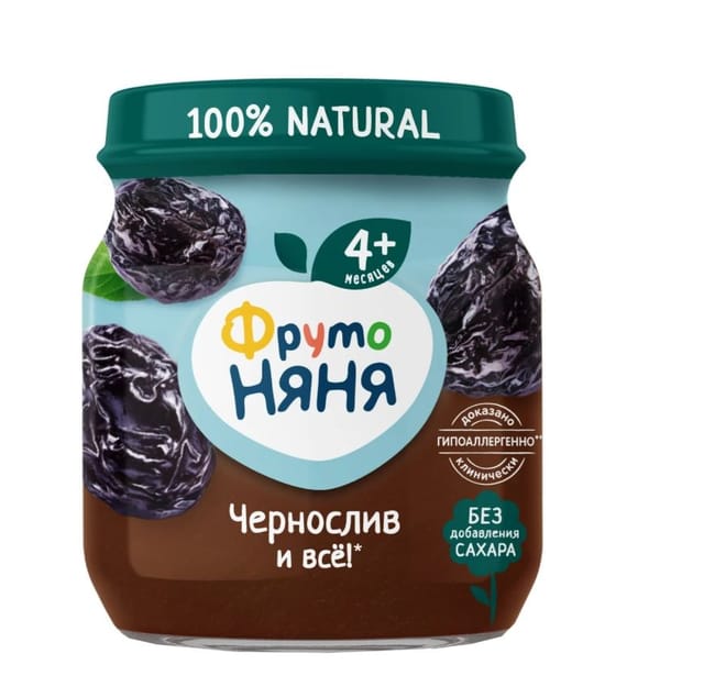 Пюре ФрутоНяня из чернослива с 4 месяцев 100г