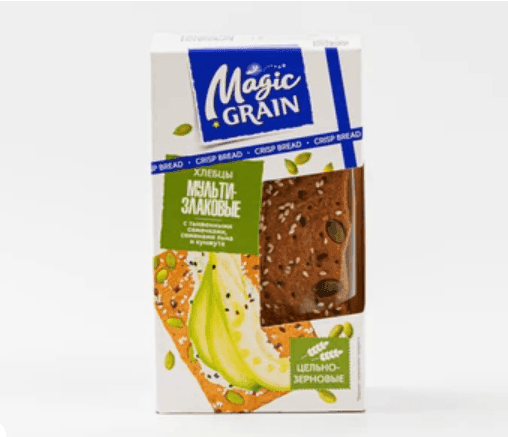 Хлебцы "Magic Grain" с семенами тыквы, льна и кунжута