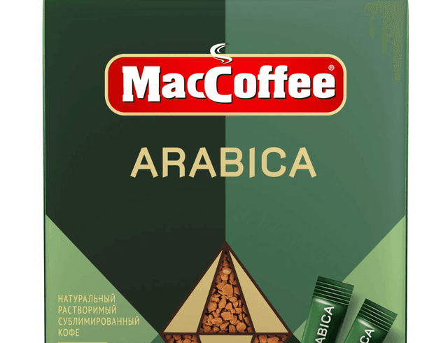 Растворимый кофе MacCoffee Arabica, в стиках, 30 уп., 60 г
