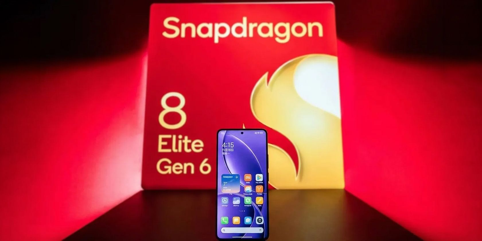 Демонстрация параметров микропроцессора Snapdragon 8 Elite Gen 6 Pro и его сетевых компонентов.