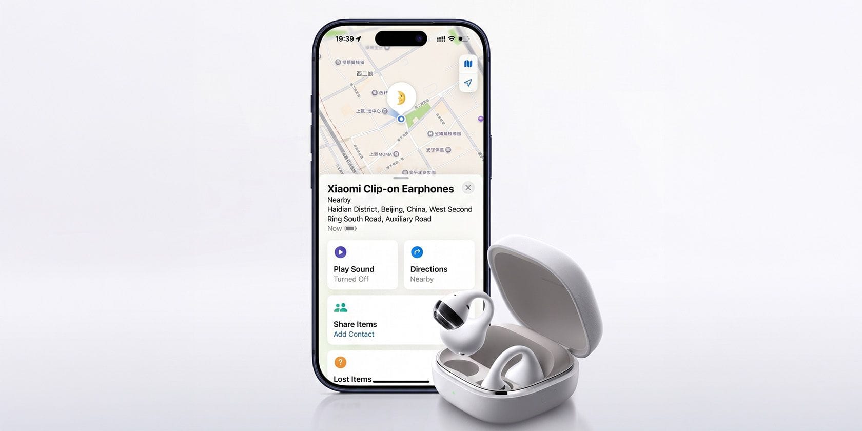 Клипсы-наушники Xiaomi с поддержкой Apple Find My и функциями ИИ-перевода