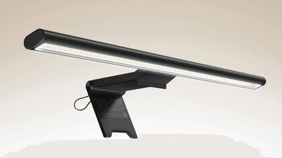 Умная лампа-скринбар Xiaomi Mijia Monitor Hanging Lamp 2 на мониторе компьютера
