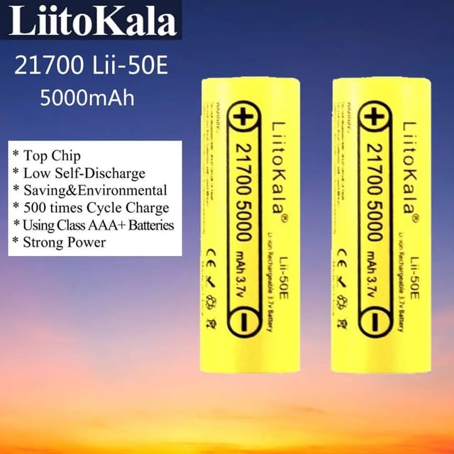 Аккумулятор LiitoKala Lii-50E 21700 5000 мАч