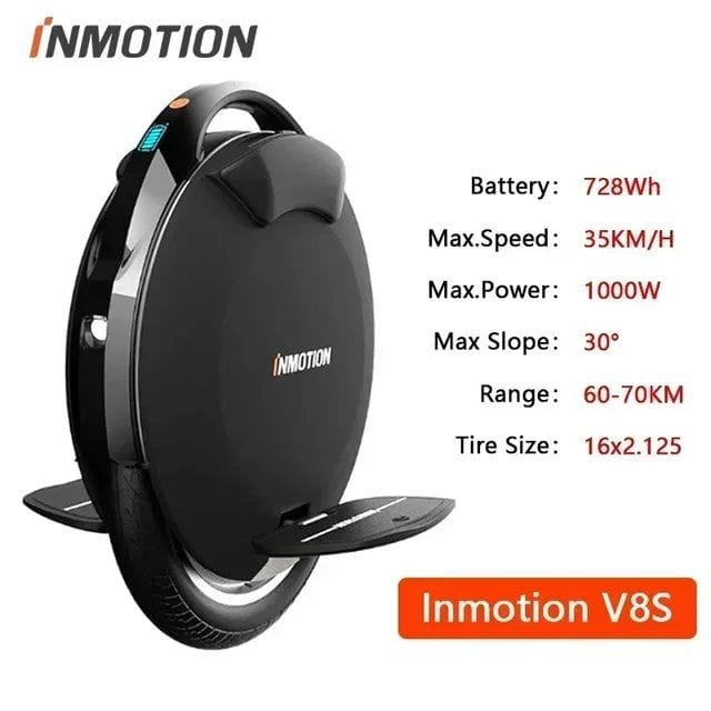 Моноколесо INMOTION V8S 72В 1000Вт