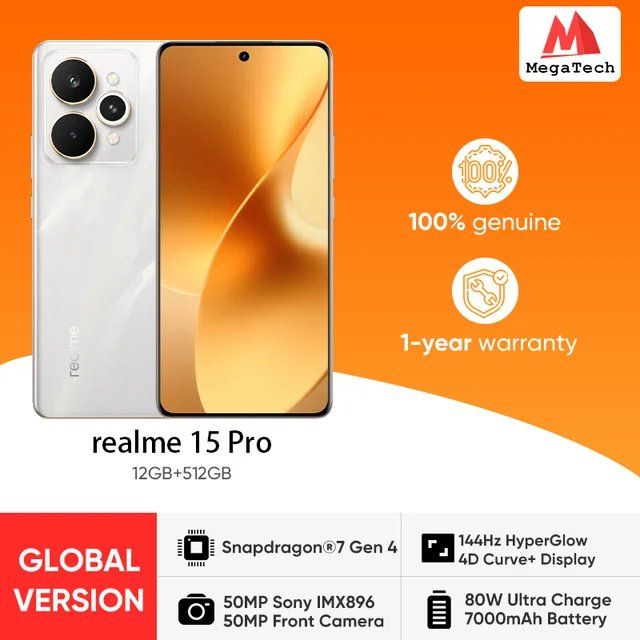 Смартфон Realme 15 Pro 5G, 12/256ГБ global