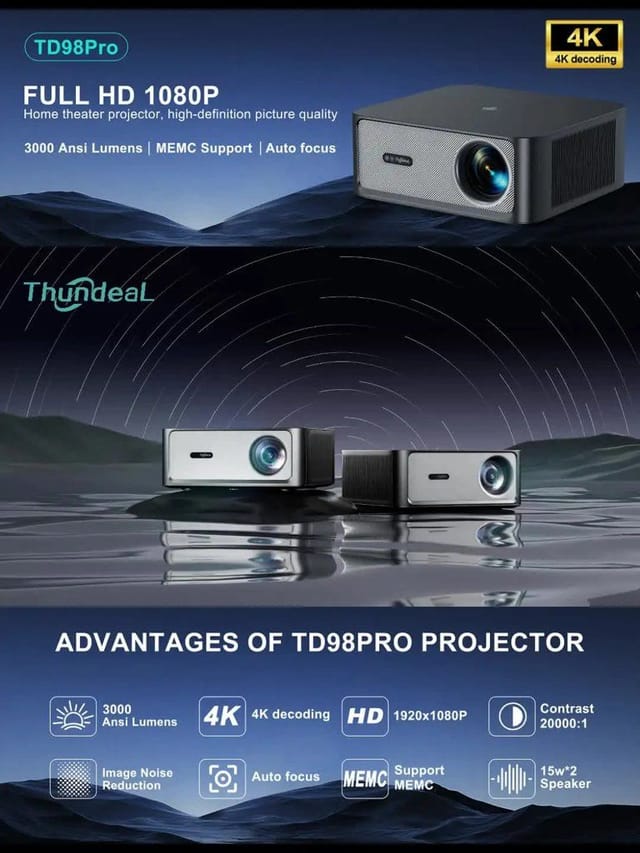 Проектор ThundeaL TD98Pro