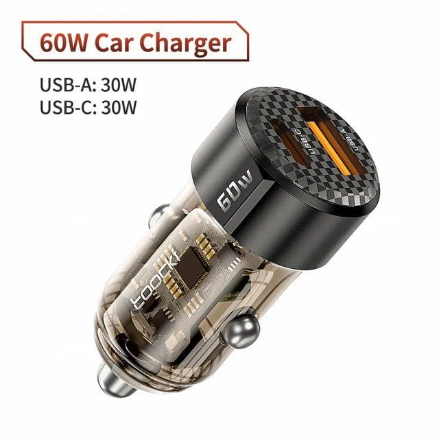 Toocki 60w автомобильное зарядное устройство