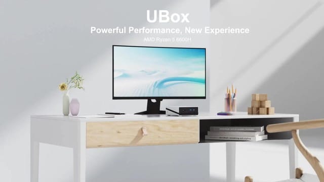 CHUWI UBox Мини-ПК Ryzen 6600H 16 ГБ 512 ГБ Windows 11