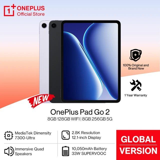 Планшет OnePlus Pad Go 2 12.1", 8/128 ГБ, 120 Гц, Wi-Fi