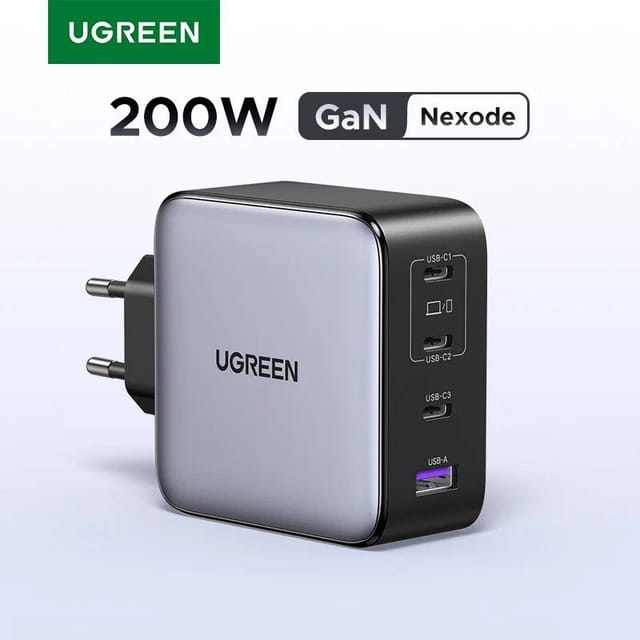 Зарядное устройство UGREEN 200 Вт GaN PD 3.1