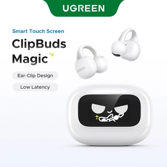 UGREEN ClipBuds Magic Bluetooth наушники с экраном