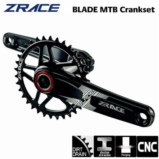 ZRACE BLADE 1x10 11 12 Скоростной Шатун для MTB 170/175 мм, 32T/34T/36T, Алюминиевый